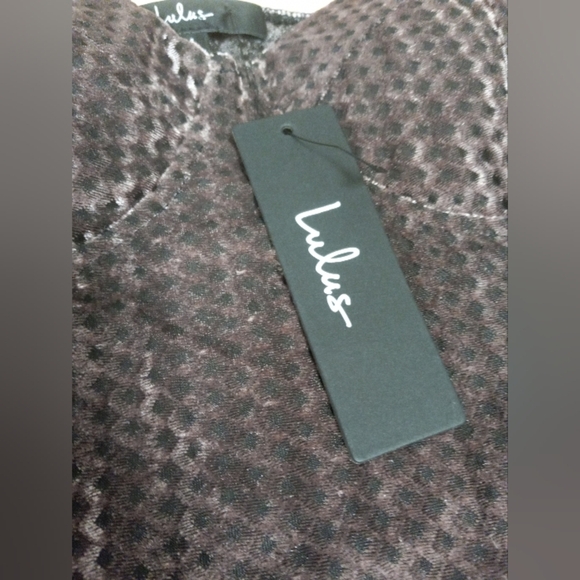 Lulus Flirty Feelings Velvet Mauve Purple Textured Bustier Bodysuit Size M - Picture 3 of 6